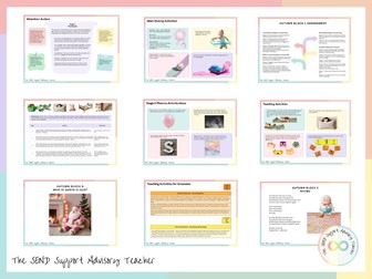 English / Literacy Planning Autumn - SEND Sensory Curriculum