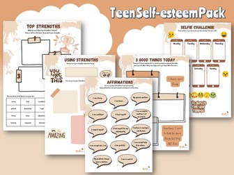 Teen Self-esteem Pack - ELSA SUPPORT