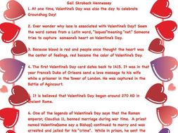 Valentine's Day and Heart Factoids(Interactive Notebook Activity)