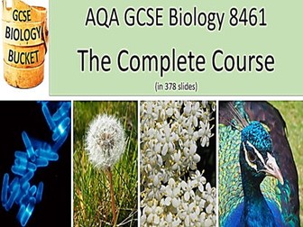 Biology Bucket AQA GCSE Biology 8461 notes & RAG sheets