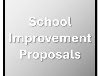 School Improvement Proposals