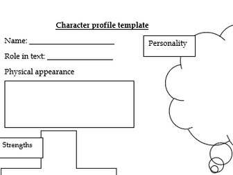 Character profile template