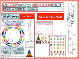 Joyeux Noël 2024 - French Christmas Activity Pack