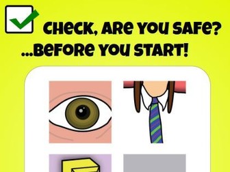 Machine Safety posters for EAL (literacy free)