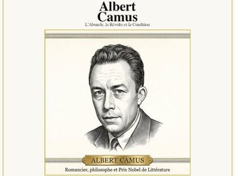 Albert Camus: Advanced French Worksheet