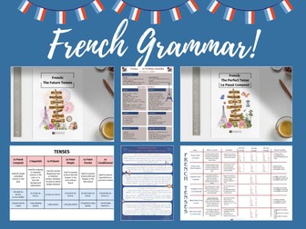 FRENCH GRAMMAR: Lessons and Activity Booklets