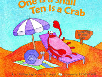 Mastery lesson based around one is snail and ten is crab.