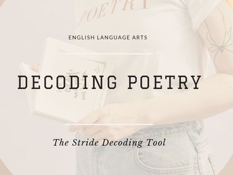 Decoding Poetry