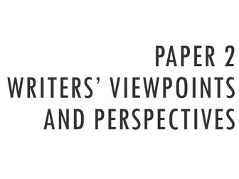 Breaking Down the Exam Paper 2
