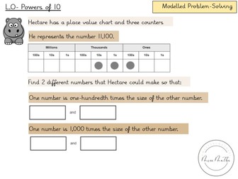 Powers of 10 - Year 5 - Place Value