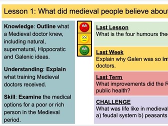 Health and the People: Lesson 1: What did medieval people believe about illness?