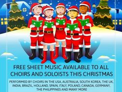 Free Popular Christmas Song For Children (Mp3's + Free Christmas Sheet Music.) | Teaching Resources