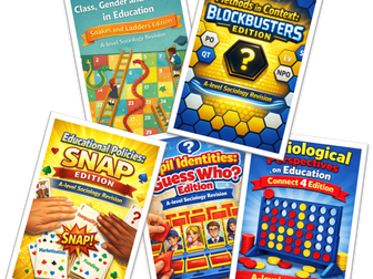 Sociology Revision Games - Education