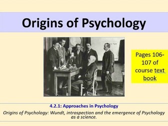 Origins of Psychology