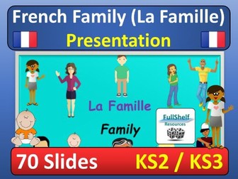 French Family (La Famille) Vocabulary