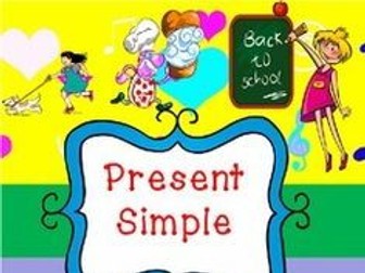 Simple Present tense lesson plan