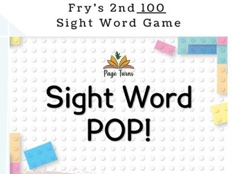 Fry's 2nd 100 Sight Words PPT Game [1]