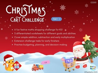 Maths Christmas Cart Challenge (year 1-2)