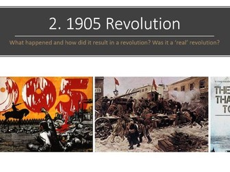 Russian Revolution – 2.	1905 Revolution