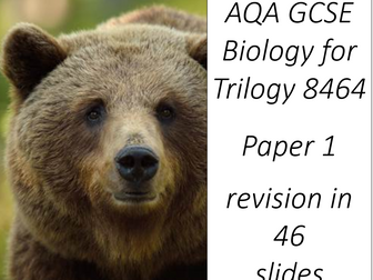 AQA GCSE Trilogy Biology 8464 revision of Paper 1