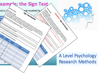 Sign Test lesson ppt and workbook