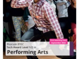 BTEC Performing Arts – Component 1 Writing Bundle + Full Scheme of Work