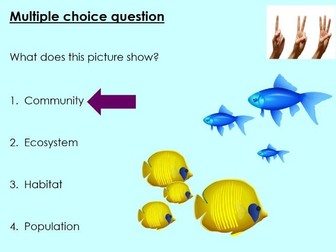 AQA GCSE - Organisation in ecosystems