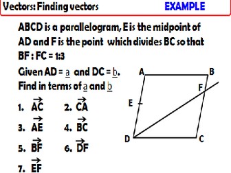 Vectors and Geometry