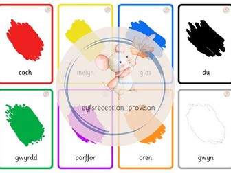 Welsh Colour Cards