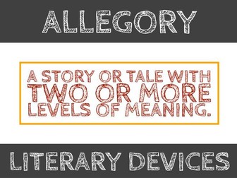 English Classroom Display: Subject Terminology