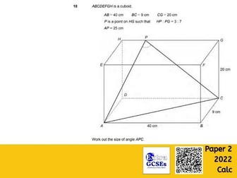 Chapter 7 - Geometry II | Level 2 Certificate | Higher | 8365 AQA | Further Maths