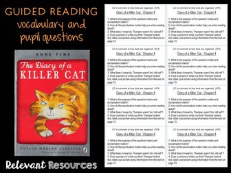 Guided Reading: Diary of a Killer Cat