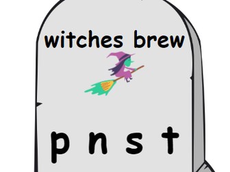 Witch's Brew (initial sounds/letter find)