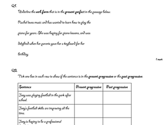 Y6 SATS - GPS - TENSES