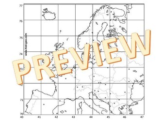 6 Figure grid references worksheet MAP SKILLS