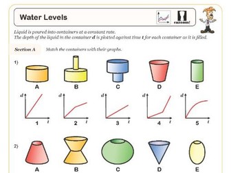 Real Life Graphs - Water levels