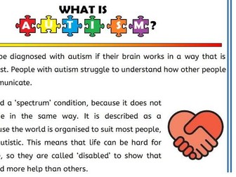 What is Autism Information Sheet for Kids