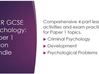 OCR GCSE Psychology: Paper 1 Topic Lessons