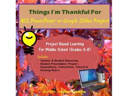 things i m thankful for microsoft powerpoint or google slides