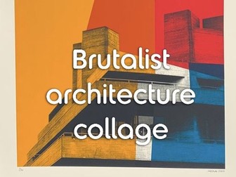 Brutalist collage cover lesson