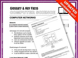 Glossary and Key Facts for Computer Science (Part 1)