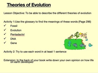 Theories of Evolution - GCSE Biology Lesson PowerPoint (EDEXCEL)
