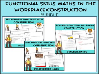 Functional Skills Maths in the Workplace: Construction Bundle – 25% Off