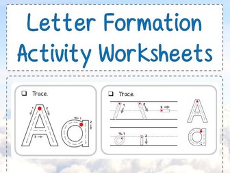 Letter Formation - Fun A-Z Worksheets