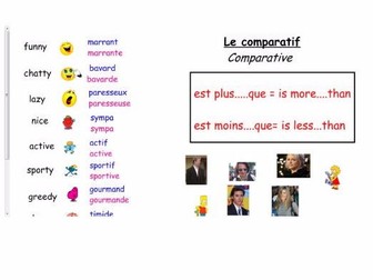 Character and comparing people -notebook  interactive