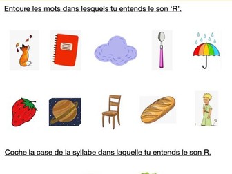 FRENCH - Exercice Phonologie son R