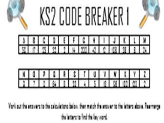 KS2 Maths Fluency Codebreaker Starter Activities