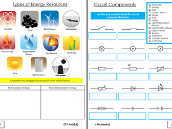 Year 9 End of Year Science Revision Resources