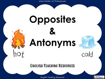 Opposites and Antonyms