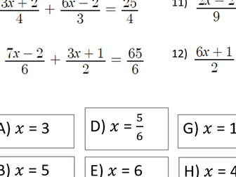 Solving Fractional Equations with Integer Denominators